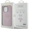 Guess GUHMP15LPSAHMCP iPhone 15 Pro 6.1 różowy/pink hardcase Saffiano MagSafe